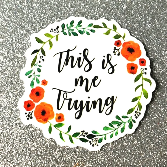 10/$10 Taylor Swift FOLKLORE Waterproof Sticker trying FLOWER - Picture 1 of 7